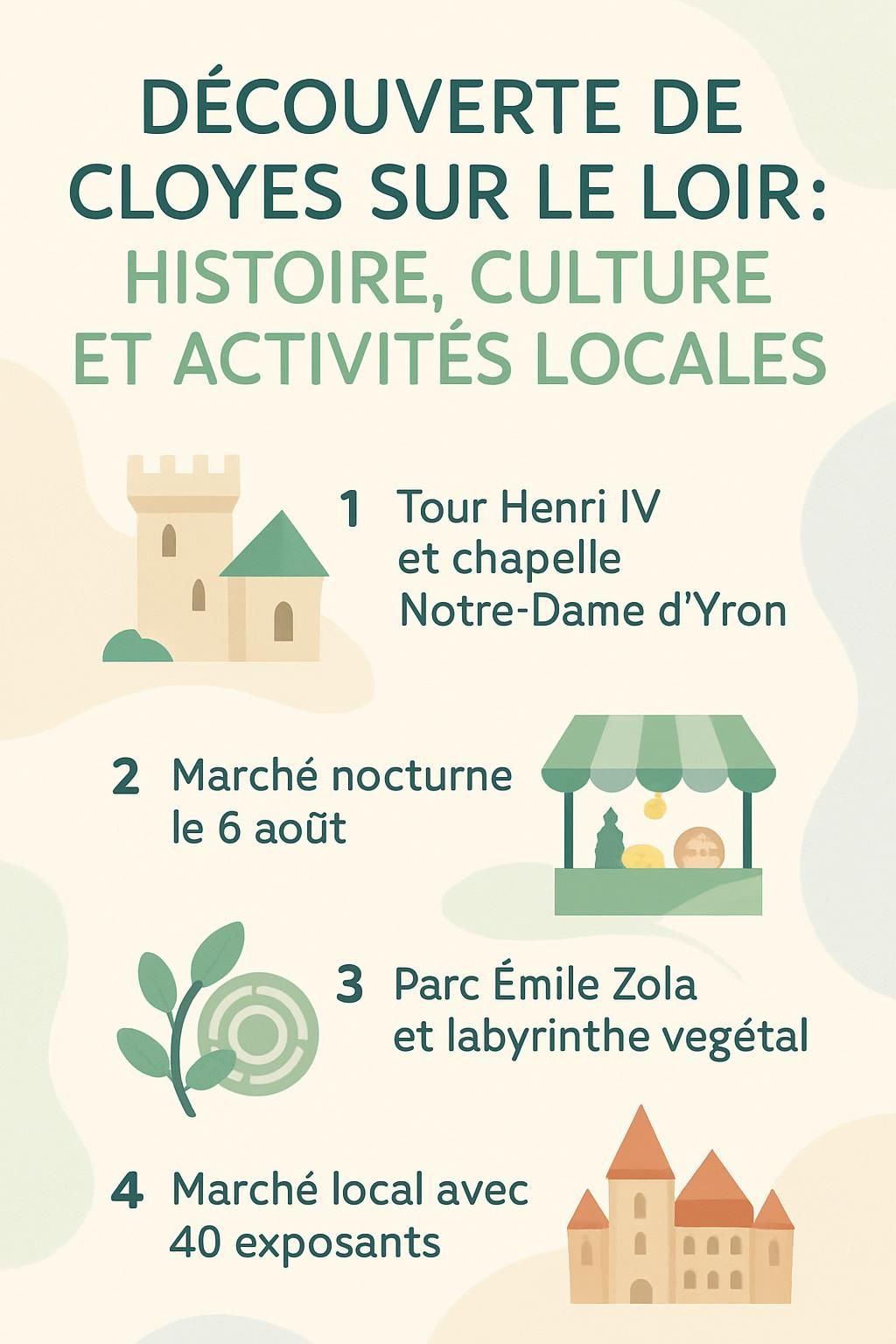 infographic dC3A9couverte de cloyes sur le loir histoire culture et activitC3A9s locales 5436687 1